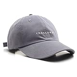Juudoiie Hut Herren- und Damen Outdoor Caps Sun Hut Baseballmütze All-Match-Buchstabe Weiche Top-gebogene Krempe Baseballmütze Herren im Freien einstellbar Sport-Hut All-Match-Four Seasons Paar Hü