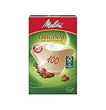 200 x Filtertüten / Kaffeefilter 'Melitta Original 100' (Naturbraun)