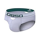 BUZHIDAO Herren Slips | Atmungsaktiv | Sport | Fitness | Unterhose | Funktionsunterwäsche | Underwear | Baumw