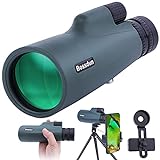 10-30x50 Monokular Teleskop für Erwachsene, Wasserdichtes HD Monokular Zielfernrohr mit Smartphone zur Vogelbeobachtung Sightseeing Wandern Jagd Camping