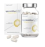 spermidineLIFE® Original 365+ : Natürliches Weizenkeimextrakt mit hohem Spermidingehalt und Zink, 60 Kap