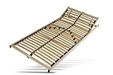 Hilding Sweden Lattenrost, 80 x 200 cm, mit 28 Latten aus Holz (Kopfteil verstellbar), Fertig montiert, Geeignet für alle Matratzen, Härtegrad 5-fach justierb