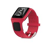 Ixkbiced Band für Tomtom 1 Multi-Sport GPS HRM CSS AM Cardio Runner Uhr Silikon Soft Armband Armband Armb