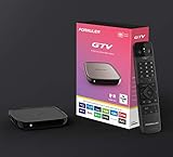 Formuler GTV 4K UHD Android 9.0 TV IP Mediaplayer H.265 HEVC, 16GB Flash, 2GB DDR4, Bluetooth Fernbedienung, 2.4/5GHz Dual WLAN, Gigabit LAN, Google Play, MYTV, Schw