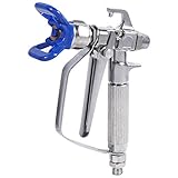 Hochdruck Airless Spritzpistole mit Tip Rostfreier Stahl Spritzgerät Pistole mit Sprühhalterung und Ergonomischem Abzug