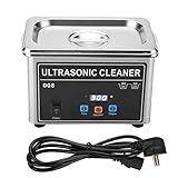 CJ-008 Ultraschall-Reinigungsgerät für Uhrengläser, zur Reinigung von künstlichen Zähnen, digitaler Schmuckreiniger, 35 W, EU-Steck