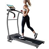 Kinetic Sports KST1650FX Laufband 500 Watt leiser Elektromotor 6 Pogramme, GEH- und Lauftraining, Tablethalterung, stufenlos einstellbar bis 10 km/h, klappb