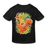 Spreadshirt Der Kleine Drache Kokosnuss mit Matilda Kinder Bio-T-Shirt, 98-104, Schw