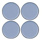 Filzada® 4x Teflongleiter Selbstklebend - Ø 50 mm (rund) - Profi Möbelgleiter/Teppichgleiter PTFE (Teflon)