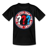Spreadshirt Die DREI Fragezeichen Kids Logo Kreis Teenager T-Shirt, 134-146, Schw