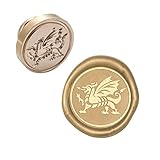 craspire Wax Seal Stempelkopf Dragon Abnehmbare Versiegelung Messing Stempelkopf Für Kreative Geschenkumschläge Einladungskarten Dek