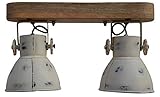 Hängelampe Deckenlampe Deckenspot Deckenstrahler Spotlampe Spot Retro Vintage Shabby Design für E27 Leuchtmittel (2er Spot)