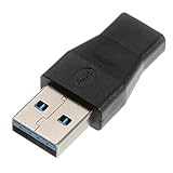 SENZHILINLIGHT Kleiner USB 3.1 Typ C USB-C Buchse auf USB 3.0 Stecker Port Adapter Typ-A Kartenk