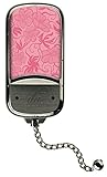 ila DUSK Modischer Taschenalarm - Rosa Blumenmuster (Sehr Laut!)