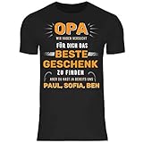 wowshirt Herren T-Shirt Opa Collection 32 Designs Wählbar Großvater Geburtstag Geschenk, Größe:XL, Farbe:12 Black