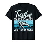 Turtle Funny T-Shirt für Damen und Herren T-S