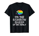 LGBT Rainbow Schaf Gay Homosexual Lesbian Pride T-Shirt T-S