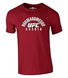 Khabib Nurmagomedov T-Shirt UFC MMA Fighting Shirt Russia Gym Conor (M, Rot)