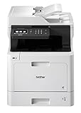 Brother DCP-L8410CDW Professionelles 3-in-1 Farblaser-Multifunktionsgerät (31 Seiten/Min., Drucker, Scanner, Kopierer) weiß/schw