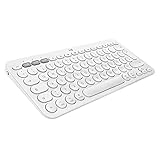 Logitech K380 Multi-Device Bluetooth Tastatur für Mac, Französisches AZERTY-Layout - Weiß 920-010405