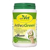 cdVet ArthroGreen Classic 165g - Nahrungsergänzung zur Unterstützung der Gelenke für Hund und für Katze durch Vitamine und M