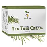 Teebaumöl Creme BIO 100ml, vegan - gegen Pickel, Mitesser und unreine Haut, Anti Pickel Creme, Akne C