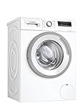 Bosch WAN28242 Serie 4 Waschmaschine, 7 kg, 1400 UpM, AquaStop Schutz gegen Wasserschäden, EcoSilence Drive leiser und effizienter Motor, NightWash extra leises Programm, Nachlegefunk