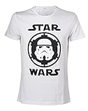 Star Wars Herren Storm Trooper Graphic T-Shirt, weiß, XL