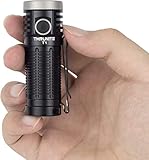 ThruNite T1 LED Taschenlampe 1500 Lumen USB Handlampe Aufladbar mit Magnet Superhell Mini Taschenlampe Wasserdicht mit 1100maH Akku für Outdoor - Kaltweiß