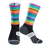 HHRHLKNH Trekkingsocken Herren rutschfeste Socken Für Den Professionellen Radsport, Weiche Atmungsaktive Socken Für Radfahrer, Geeignet Für Berg- Und Rennradsport Für Damen Und Herren-A9_37-44