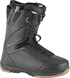 Nitro Snowboards Herren Rival TLS '21 All Mountian Freeride Freestyle Schnellschnürsystem Boot Snowboardboot , Black, 28.0