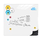 YXDO Maltafel Zaubertafel Magnetische Doppelschicht-Graffiti-Zeichnungsplatine wiederbeschreibbare Wandaufkleber-Zeichenbrett, projektables, für Büro, Zuhause Schreibtafel (Color : Glossy 60cmx90cm)