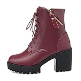 Frauen Stiefeletten Moderne Herbst Winter Weibliche Beiläufige Warme Blockabsatz Arbeit Schuhe Mode Elegante Kurze S