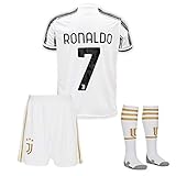 Real Madrid Ronaldo #7 2017/18 Auswärts Trikot und Shorts Kinder und Jugend Größ