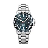 Wenger Herren Seaforce - Swiss Made Analog Quarz Edelstahluhr 01.0641.129