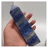 WERWER 1 stücke Natürliche Lapislazuli-Säulen,Sieben Sternarray,um böse Spirituosen abzuwehren,Haushaltsmöbel,farbige Steine Handwerk (Size : 600-700g)