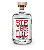 Siegfried Rheinland Dry Gin | Weltweit ausgezeichneter Premium Gin | Micro-batch Gin mit 18 Botanicals | Regionalität und Weltklasse | 41% | 500ML |