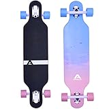 Apollo Longboard Special Edition Komplettboard inkl. T-Tool, mit High Speed ABEC Kugellagern, Drop-Through Freeride Skaten Cruiser B