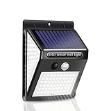 1pcs 140LED Solar-Sicherheitslicht Outdoor-Bewegungsmelder Wasserdichte Wandleuchte 270º Weitwinkel 3 Modi für Gartenzaun Tür Yard Pathw