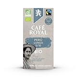 Café Royal Bio Havelaar Peru Lungo 10 caps (R)* kompatible Kapseln (aus Aluminium, Intensität 5/10) 10er Pack (10 x 10 Kaffeekapseln)