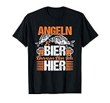 Angler Fischer Fischerhut Angel Ausrüstung - Angel und Bier T-S