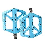 KALIONE Mountainbike-Pedal Nylon Faser Anti-Rutsch 9/16 Zoll Fahrrad Plattform Flache Pedale für Road Mountain BMX MTB Bik