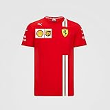 PUMA Sf Team Tee Unisex-T-Shirt für Kinder XXXL Roter C