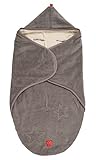 Kaiser 6536524 Kuschelweiche Velours Einschlagdecke'star', passgenau für alle Tragetaschen und Babyschalen, Größe 0, 80 x 40 cm,