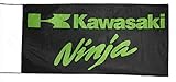 Cyn Flags Kawasaki Ninja Fahne Flagge 2.5x5 ft 150 x 75