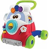 Chicco Happy Hippie 2in1 First Steps Lauflernwagen mit Aktivitätszentrum für Kinder, Bunte Lauflernhilfe mit 4 großen Rädern, Lernspiele für Jungen und Mädchen - Kinderspielzeug 9-24 M