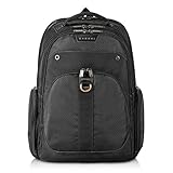 Everki Atlas - Laptop Rucksack mit anpassbarem Fach für Notebook von 11 bis 15,6 Zoll (28-39,6 cm) / Trolley-Lasche / Fächer-Konzept und weiteren hochwertigen Funktionen / 29.5 l Fassungsvermög