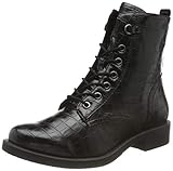 s.Oliver Damen 5-5-25122-25 Stiefelette, Black Croco, 37 EU