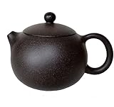 Chinesische Yixing-Teekanne, echter schwarzer Sand Heijingang-Tee, Xishi-Töpfe, mit Seilbeutel, 200