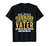 Fliesenleger Geschenk-Idee Fliesen Vater Papa Beruf Shirt T-S